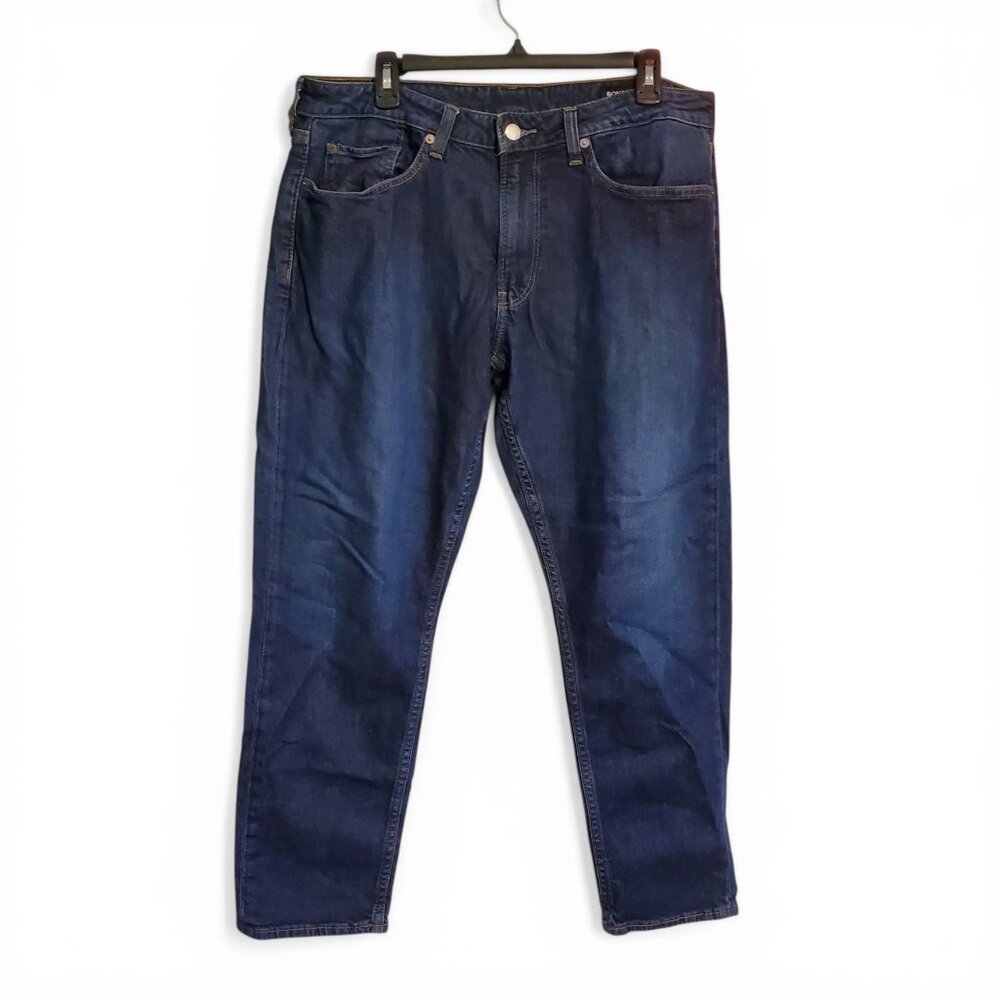 Bonobos Dark Wash Denim Slim Leg Blue Jeans Men's Size 34x30